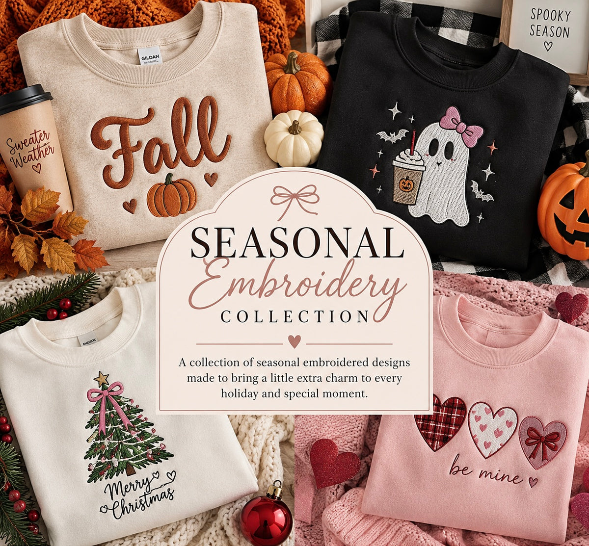 Seasonal Embroidery Collection