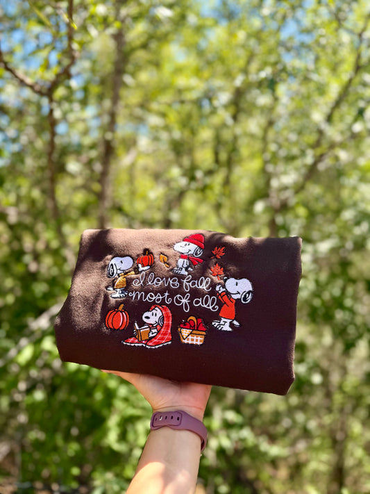 Spooky Season Embroidered Sweatshirt