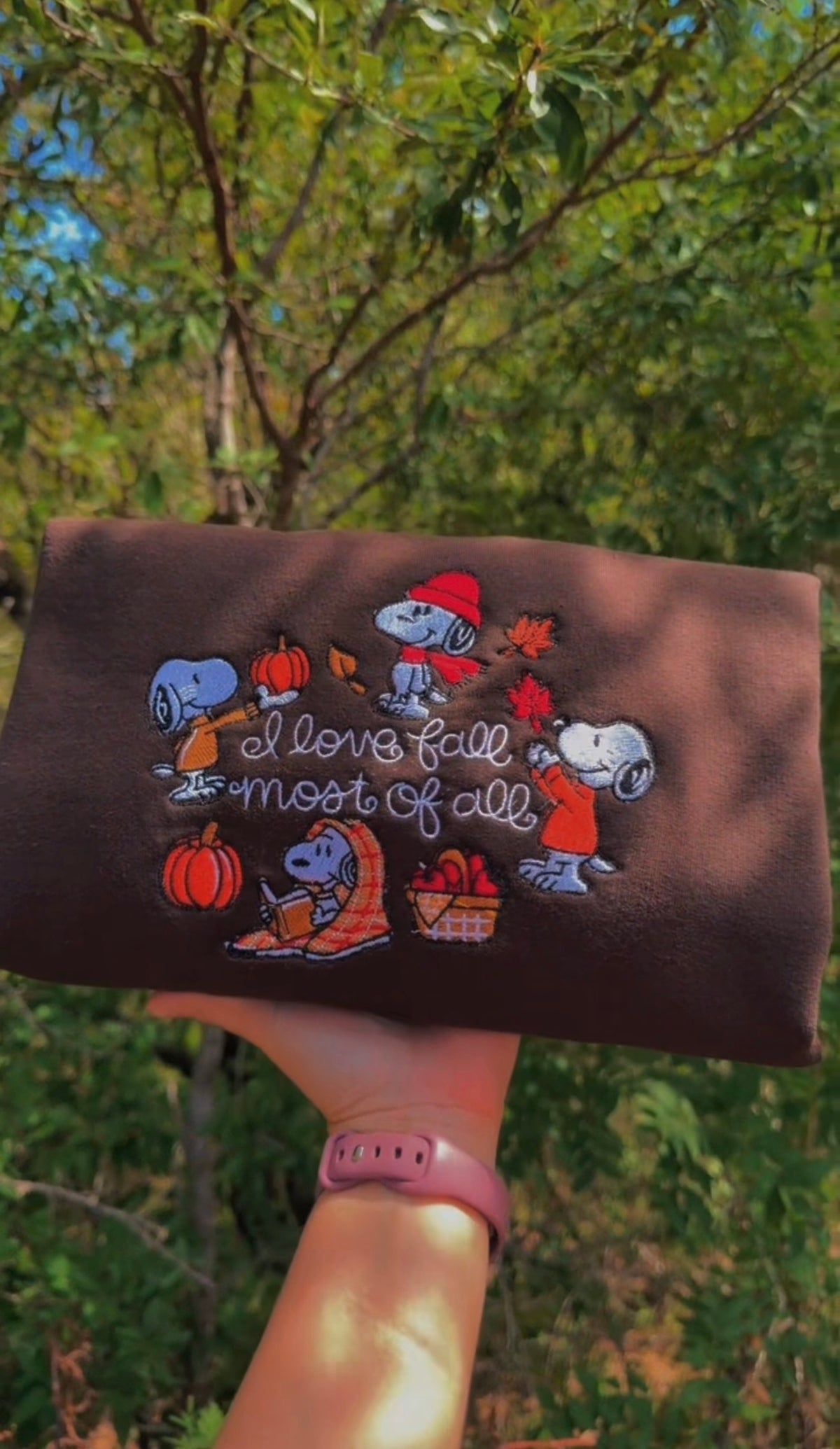 Fall Embroidered Crewneck – ON SALE 🍂