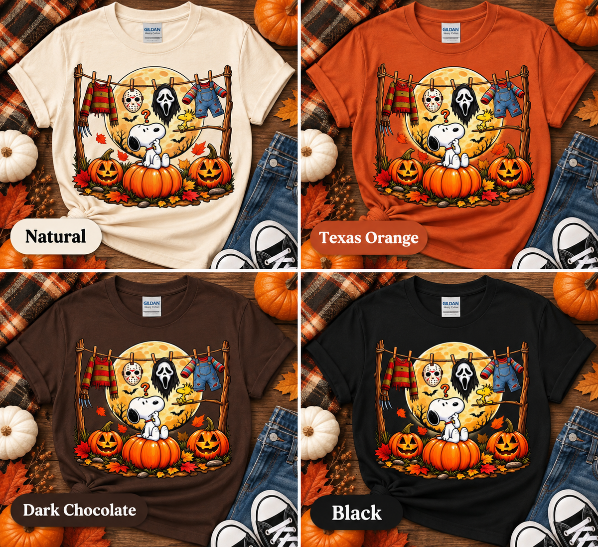 Spooky Fall Snoopy T-Shirt 🎃